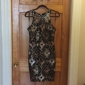 Gorgeous sequin dress multicolored